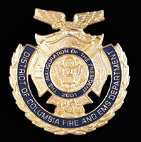 District of Columbia Fire and EMS Commemorative 2001 Inaugural Badge